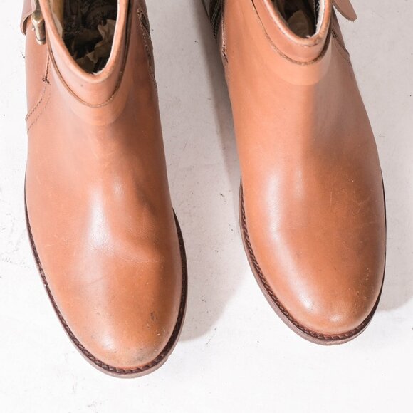 Frye Melissa Knotted Ankle Boot in Tan - 7 - Picture 4 of 6